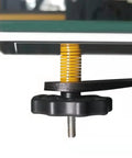 Side view of a 3D printer bed with compression die spring, showing installation of Five Pack 3D Printer Bed Springs 20mm OD 10mm ID 25mm Length Compression Mould Die Springs Light Load Blue For Mechanical Equipment DIY Projects And 3D Printer Accessories Tayffency.