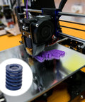 Heavy Duty 3D Printer Die Spring with 20mm Outer Diameter and 10mm Inner Diameter 25mm Long Free Length Light Load installed in 3D printer