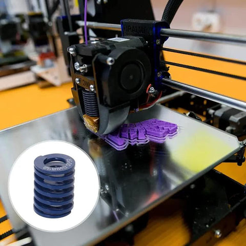 Heavy Duty 3D Printer Die Spring with 20mm Outer Diameter and 10mm Inner Diameter 25mm Long Free Length Light Load installed in 3D printer