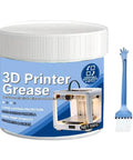 3D Printer Lube Kit 100g Bearing Oil With Brush Gear Grease for Precision Motion and Noise Reduction container with brush