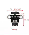 Six Pack Mechanical Endstop Limit Switch Modules For 3D Printers With Horizontal Type Action 1 Meter Cable Normally Open