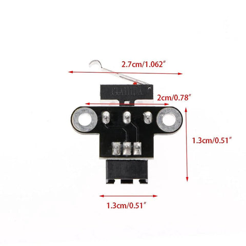 Six Pack Mechanical Endstop Limit Switch Modules For 3D Printers With Horizontal Type Action 1 Meter Cable Normally Open