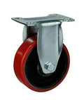 ✝️ 3" inch Caster Wheel 220 Lbs Rigid Iron - PU - Top Plate Mount for smooth motion in mechanical systems, 1-pack view