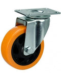 ✝️ 3" inch Caster Wheel - PVC - Top Plate Mount designed for smooth motion and stable alignment in automation and mechanical systems, 1-pack