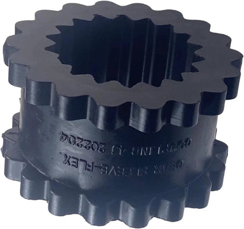 Atlas Copco compatible 3J Sleeve Coupling Insert 3JE Rubber EPDM for Industrial Equipment with durable EPDM cushioning
