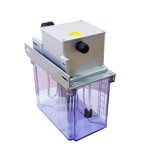 3L Automatic Electric Gear Lubrication Pump With Sensor for Oil Lubrication System 220V High Flow Oil Pump shown in partial side view