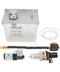3L Lubrication Spray System For Machine Tools With Spray Cooler Coolant Pump And Oil Mist Sprayer 220V components displayed