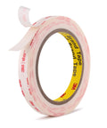 3M 4950 Heavy Duty Double Sided Foam Mounting Tape White Waterproof Adhesive, Half Inch Wide By 10.8 Feet Long roll view