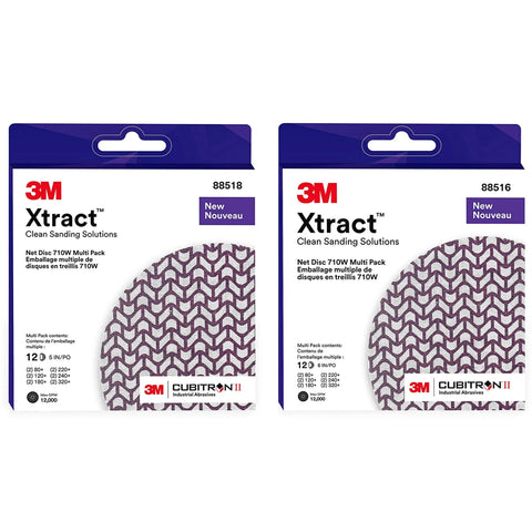 Net Disc 710W 5 Inch Hook And Loop Sanding Discs 12 Pack front packaging view