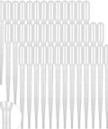 3ml Disposable Dropper Pipettes 100 Pack Leak Proof Food Grade Plastic for Essential Oils Lab and Makeup Use in grid layout