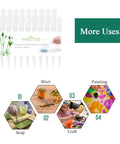 3ml Disposable Dropper Pipettes 100 Pack Leak Proof Food Grade Plastic For Essential Oils Lab And Makeup Use, various craft applications