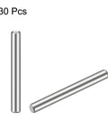 3mm Diameter 30mm Long 304 Stainless Steel Dowel Pins Set Of 30 For Shelf Support And DIY Furniture Assembly Rust Resistant Centerless Ground Pegs For Precise Alignment And Easy Replacement.