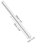 Rock Solid 3mm Tungsten Carbide Chucking Reamer For Lathe Machine With 4 Flutes And H7 Precision, 100mm Round Shank Cutting Tool