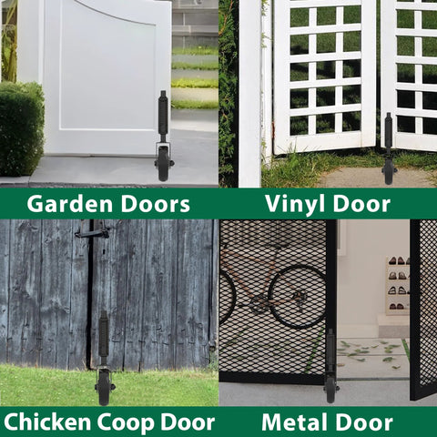 4.3 Inch Heavy Duty Gate Wheel With 360 Degree Rotation, Spring Loaded Shock Absorption Gate Caster For Various Gates