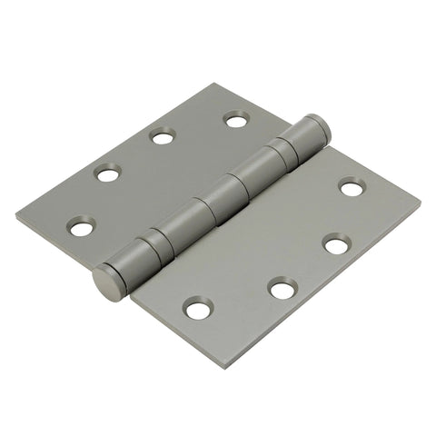 4 Pack Four And One Half Inch Ball Bearing Door Hinges With Prime Coat for smooth, quiet operation, shown in a close-up view.