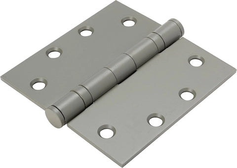 4 Pack 4.5 Inch Ball Bearing Door Hinges Prime Coated For Smooth Quiet Opening And Closing Ideal For Light To Medium Weight Interior And Exterior Commercial Doors With 3 Hour UL Fire Rating