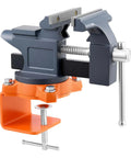 4.5 Inch Bench Vise With 270 Degree Swivel Base And Quick Release Rotating Clamp Cast Iron Portable Vise for precision tasks