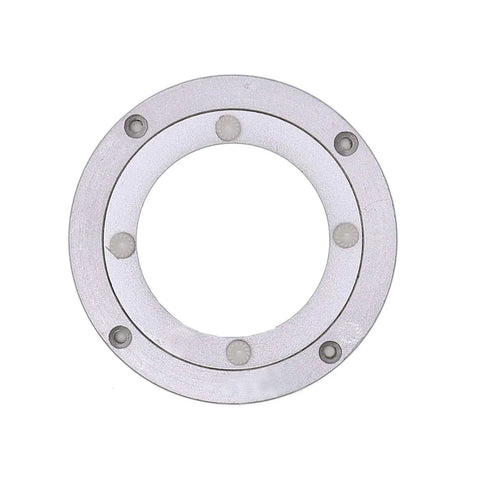 4.5 Inch Lazy Susan Bearing Turntable Bearing With Heavy Duty Aluminum Alloy For Quiet Smooth Rotation in silver