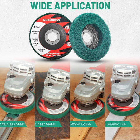 10 Pack 4 1 Half Inch Flap Discs For Angle Grinder Set With 180 And 320 Grits Ideal For Metal And Wood Sanding Rust Removal