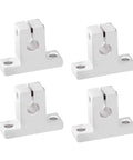 Premium 200mm D8 Linear Motion Rod Shaft Guide Set With 4 SK8 Shaft Supports for 3D Printers and CNC Machines