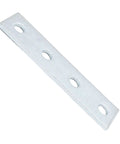 9 Pcs 4 Hole Flat Plate Connector Bracket Galvanized Steel Compatible With 1/2 Inch Bolt In 1 5/8 Inch Strut Channel Heavy Duty 5mm Thick