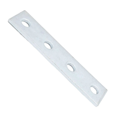 9 Pcs 4 Hole Flat Plate Connector Bracket Galvanized Steel Compatible With 1/2 Inch Bolt In 1 5/8 Inch Strut Channel Heavy Duty 5mm Thick