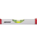Compact 4 Inch Aluminum Line Level For Quick On The Job Or Home Projects With Tough Aluminum Build And Precision Vial For Accurate Readouts Swanson Tool front view