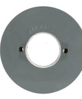 Durable 4 inch cast iron dual groove pulley designed for B5L belts and a 1-3/8 inch shaft, showing solid steel H bushing.