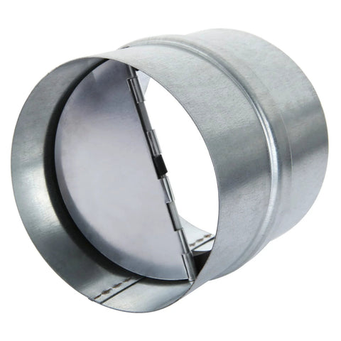 4 Inch Backdraft Damper Duct 2 Pack One Way Airflow Insert For Ducting In Range Hoods Bathrooms Fans And Kitchen Fans Heavy Duty Galvanized Steel With Stainless Steel Axis And Spring Easy Install