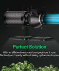 4 Inch Inline Duct Ventilation Fan D4 195 CFM For Grow Tents And Hydroponics HVAC Exhaust Booster in use with ducting