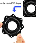 16 Pack 4 Inch Lazy Susan Turntable Bearings 5/16 Inch Thick Swivel Plate for 360 Degree Rotation