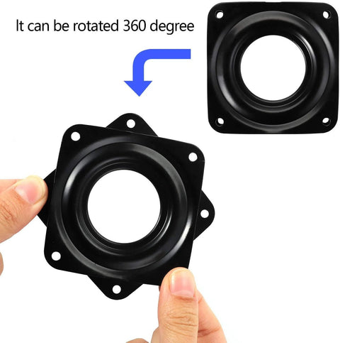 16 Pack 4 Inch Lazy Susan Turntable Bearings 5/16 Inch Thick Swivel Plate for 360 Degree Rotation