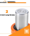 Close-up of 20T Hydraulic Cylinder Jack Porta Power Ram 4" Long Stroke Lifting Cylinders Single-Acting for Machinery Shipbuilding