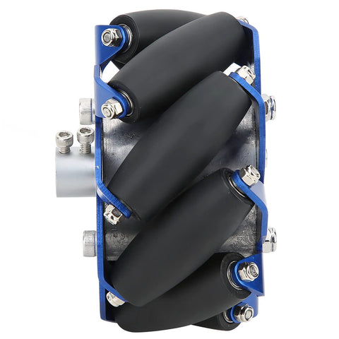 4 Inch Mecanum Wheel Left Aluminum Frame With TPU Rubber Rollers For Industrial Robots, offers all around motion and high load support