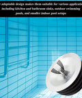 Steel Mechanical Test Plug for Sewer Cleanouts 4 Inch Heavy Duty Pipe Expansion Plug with Galvanized Screw and Wing Nut in pool