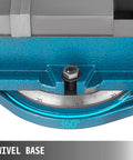 Close-up of 4 Inch Milling Vise With Bench Clamp For Precision Clamping, Durable Ductile Iron Construction With 360 Degree Swivel Base