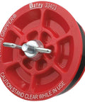 Plastic End Of Pipe Plug With Galvanized Screw And Wing Nut For 4 Inch Red Pipes, ABS Glass Reinforced Plate For Extra Strength
