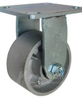 Close-up of BBQ Pit 4" Steel Caster Kit with Mounting Hardware, 3,200 Lbs. Total Capacity, showing swivel caster design.