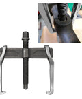 4 Inch Two Jaw Bearing Puller With Adjustable Jaws For External And Internal Pulling Non Slip Grip Gear Puller in use