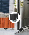 4 Inch V-Groove Gate Wheel With Welded Bracket Box And Double Bearings, Rolling Gate Caster For Inverted V-Track in use