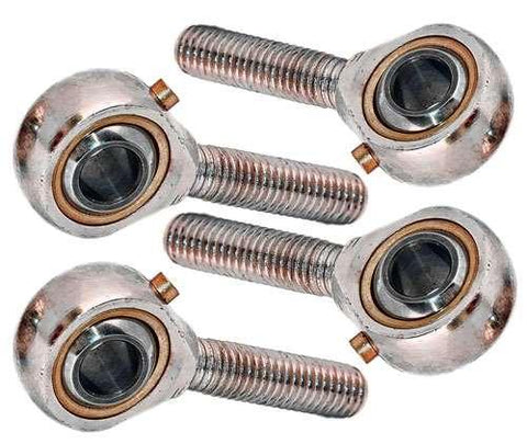 4 Male Rod End 10mm POS10 2 Right and 2 Left Hand - VXB Ball Bearings