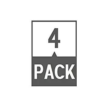 Premium 4 Pack Neoprene Rubber Spacers For Anti Vibration Multi Purpose 1 Inch Outer Diameter Three Eighth Inch Inner Diameter