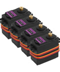 Front view of [4-Pack] MG996R 55g Metal Gear Torque Digital Servo Motor for Futaba JR RC Helicopter Car Boat Robot.