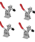Built Tough 4 Pack Quick Release Toggle Clamps With 300 Lb Holding Capacity for woodworking jigs and fixtures, antislip rubber tip.