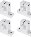Heavy Duty 4 Pack SK10 Aluminum Linear Motion Rod Supports And Rail Shaft Guides For 10mm Diameter Shafts Corrosion Resistant