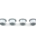 4-pack Wheel Bushing Replacement Kit For 38 Inch 42 Inch And 46 Inch Lawn Sweepers Fits Agri Fab And Craftsman on white background