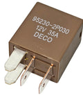4 Pin 12V 35A Multi-Purpose Power Relay Set Of 2 95230-2P030 showing front view with visible terminals