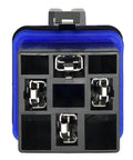 4-Pin 12V DC Automotive Relay With Heavy-Duty Wires 40/30A SPST Weather-Resistant Water-Repellent And Dustproof For Car