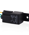 Heavy Duty 12V Car Relay 4 Pin SPST 40 Amp High Current Automotive Relay showing wiring and 14VDC rating