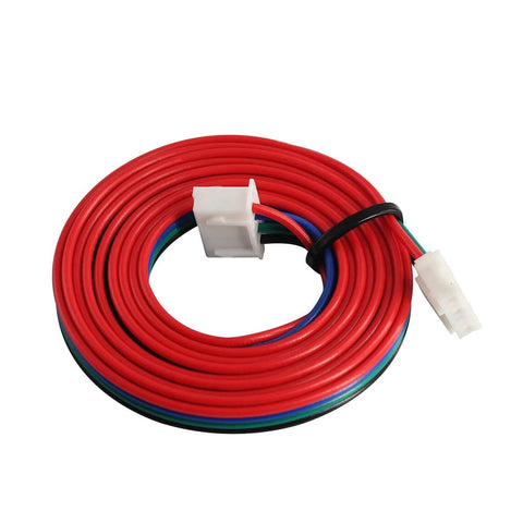 1 meter 4-pin red cable for 42 x 34mm Stepper Motor 34mm high 1.8° Torque 15Ncm (22.3oz.in) Low Noise 2-Phase DC Motor.